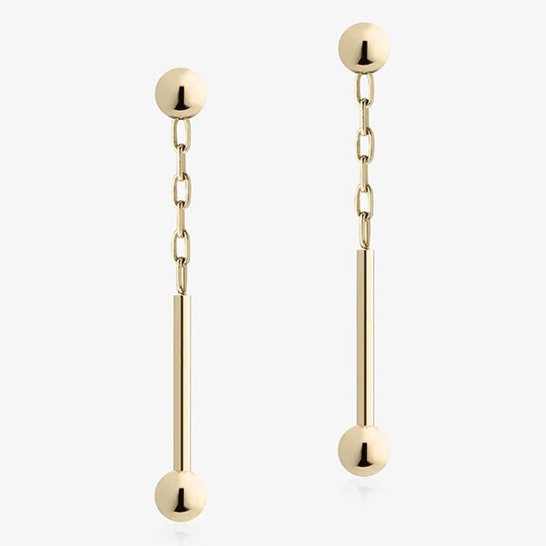 MUSIC BAR DROP EARRINGS (1) MUSIC BAR DROP EARRINGS