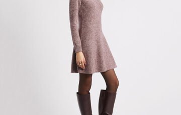 Nordstrom Wool Cashmere Fit-Flare Dress (2)
