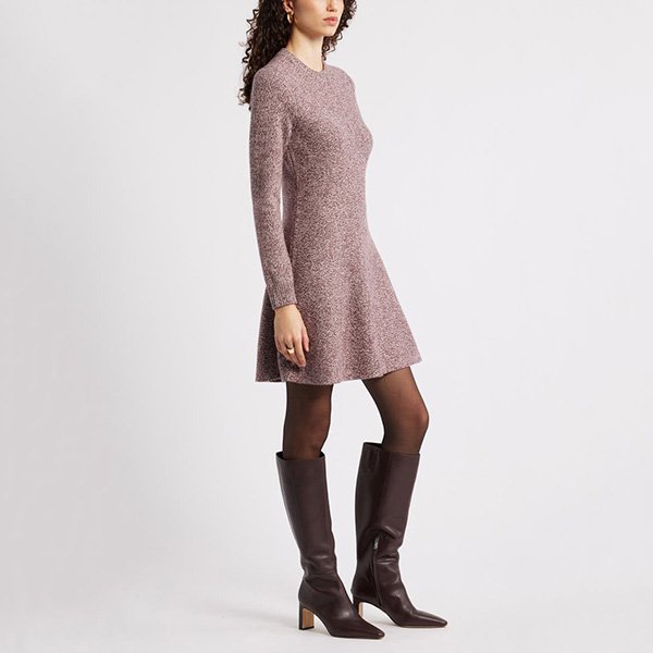 Nordstrom Wool Cashmere Fit-Flare Dress