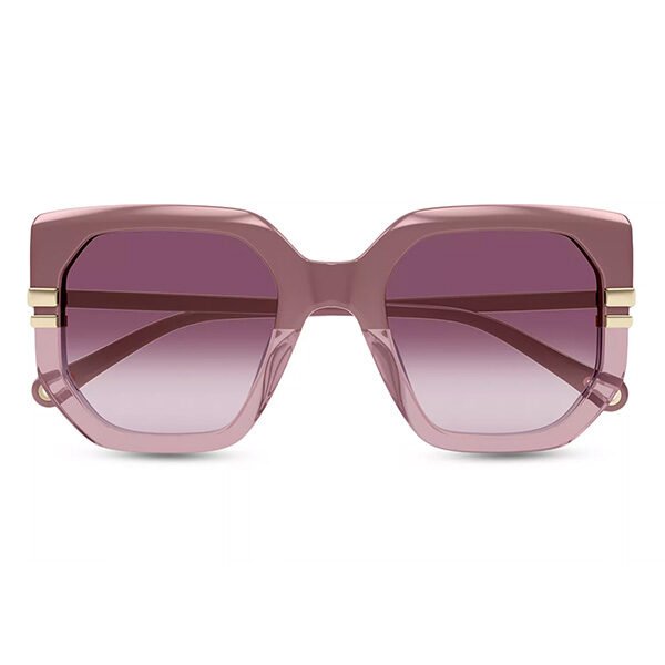 Chloé Geometrical Sunglasses in Pink