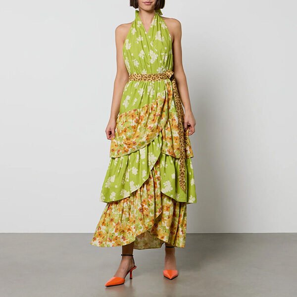 Cotton Poplin Wrap Dress (1) Cotton Poplin Wrap Dress