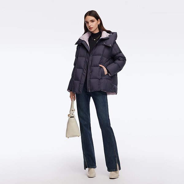 Goelia Color Block Down Jacket by Goelia1995