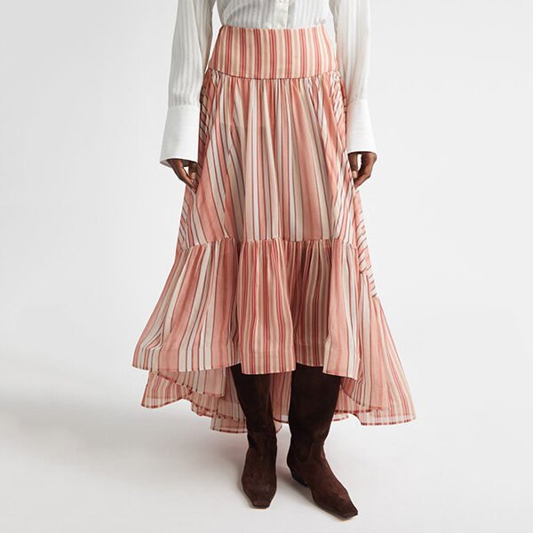 Zimmermann Bohemian Stripe Maxi Skirt