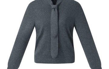 Goelia Wool Blend Tie Neck Top by Goelia1995 (2)