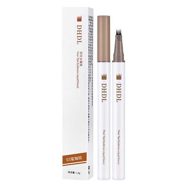 DHDL Four-fork Water Eyebrow Pencil Waterproof (2) DHDL Four-fork Water Eyebrow Pencil Waterproof