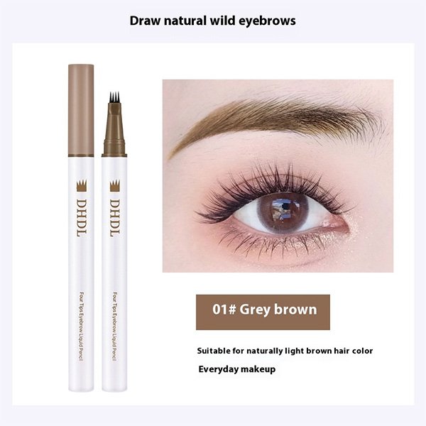 DHDL Four fork Water Eyebrow Pencil Waterproof 7