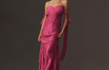 For Love And Lemons Rita Silk Gown (1)