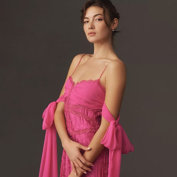 For Love And Lemons Rita Silk Gown