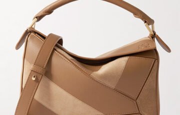LOEWE Puzzle Small Shoulder Bag-Tan (6)