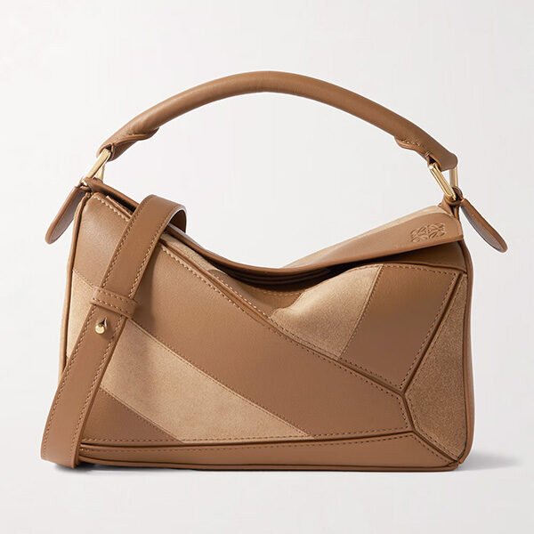 LOEWE Puzzle Small Shoulder Bag-Tan