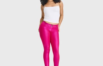 WRUP Disco Pants Mid Rise Full Length (2)