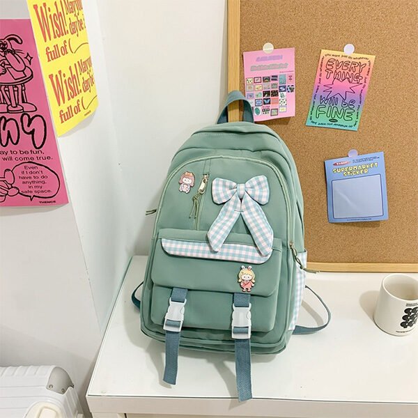 School Backpack Cute Mori Style Nylon Bag