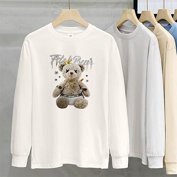 230g Heavy Cotton Long-Sleeve Womens T-shirt (3) 230g Heavy Cotton Long-Sleeve Womens T-shirt