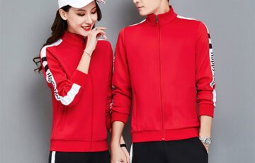 Casual Loose Running Two-Piece School Set (4)