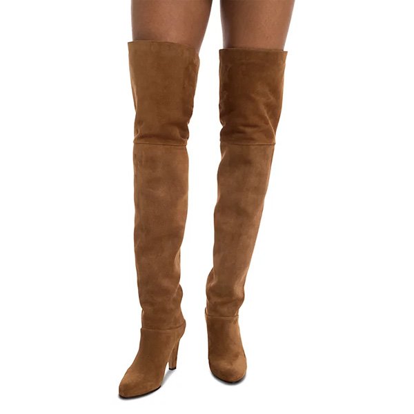 Chloé Eve Over The Knee Brown Boots (7)