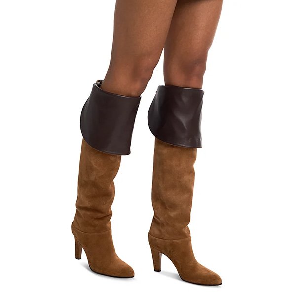 Chloé Eve Over The Knee Brown Boots 3 Chloé Eve Over The Knee Brown Boots - Image 3