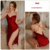 Wine Red Nightdress