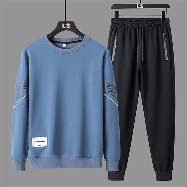 Men's Round Neck Sweatshirt Suit