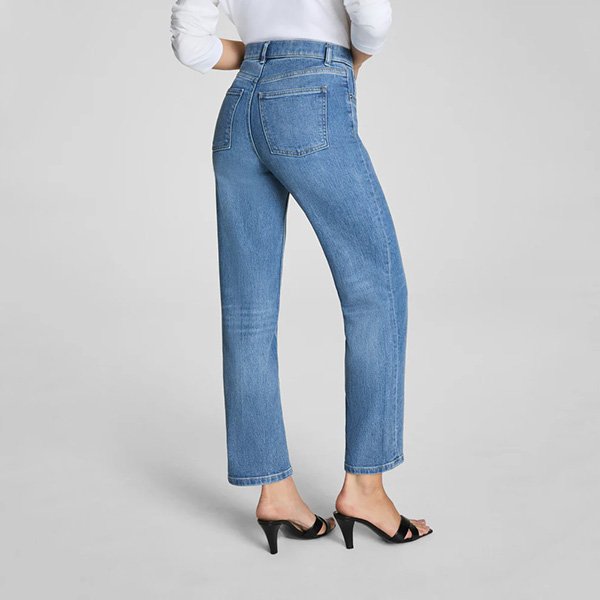 SPANX 90s Straight Leg Shaping Jeans - Image 3