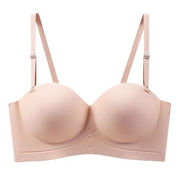 Seamless Half Cup No-Ring Bra (5) Seamless Half Cup No-Ring Bra