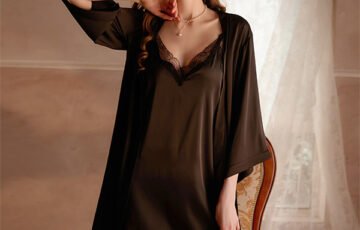 Ice Silk Summer Pajamas (17)