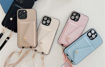 Litchi Crossbody iPhone 16 Pro Max Case (1)