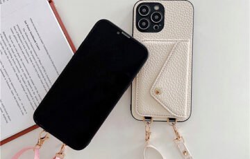 Litchi Crossbody iPhone 16 Pro Max Case (2)