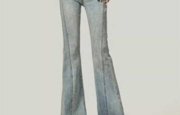 Retro American Flared High-Waist Jeans (2) Retro American Flared High-Waist Jeans (2)