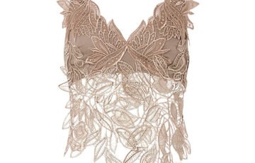 Alberta Ferretti Floral-Embroidery Top (1)