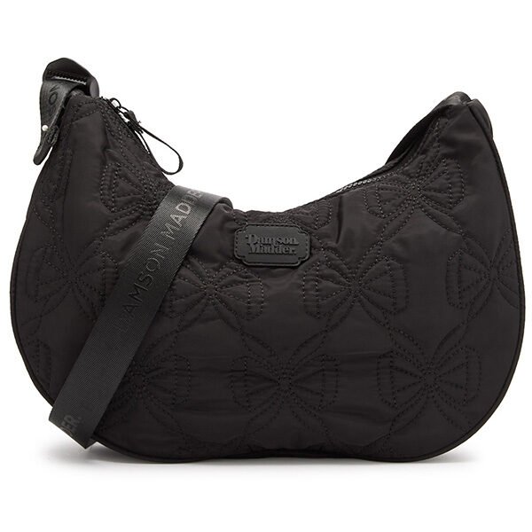 Damson Madder Crescent Bow Bag (1) Damson Madder Crescent Bow Bag