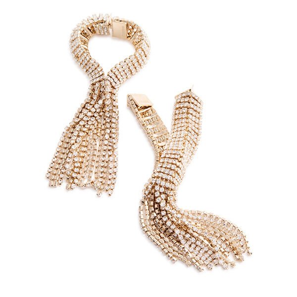 Rabanne Crystal Fringe Drop Earrings (1) Rabanne Crystal Fringe Drop Earrings
