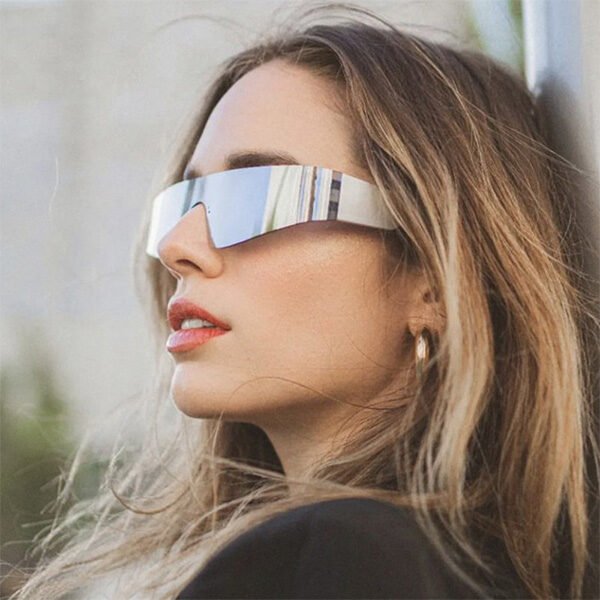 Y2K Futuristic Wrap Around Sunglasses (3) Y2K Futuristic Wrap Around Sunglasses