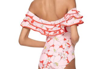 kate spade Floral Ruffle One-Piece (2)