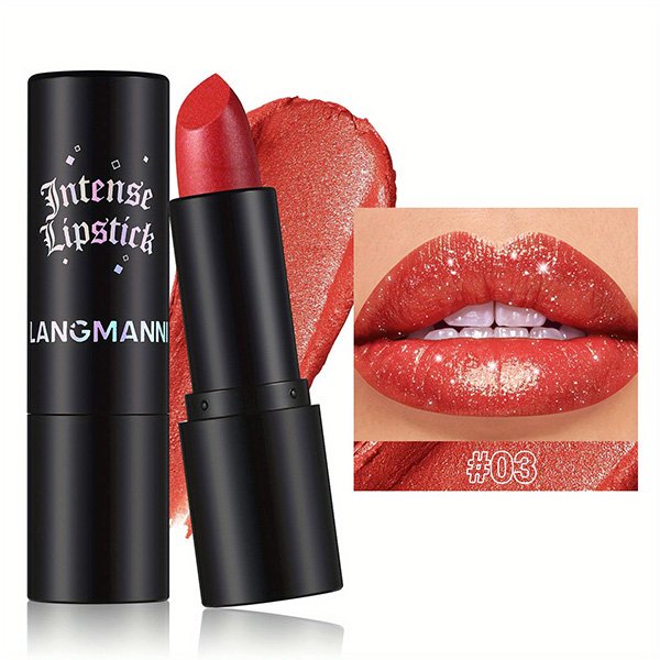 Gothic pearl lipstick with seven-color cream formula for lip and cheek dual-use