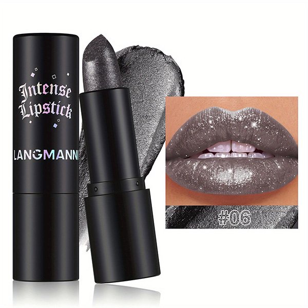 Gothic pearl lipstick with seven-color cream formula for lip and cheek dual-use