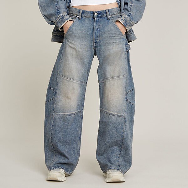 Bowey 3D Extreme Carpenter Loose Jeans