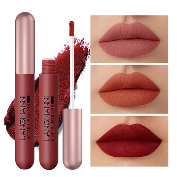 Langmanni 6-Piece Matte Lip Glaze Set (1) Langmanni 6-Piece Matte Lip Glaze Set
