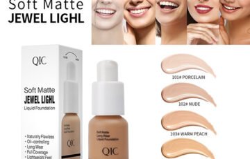 QIC Waterproof Liquid Foundation Full Coverage (2)
