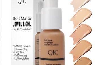 QIC Waterproof Liquid Foundation Full Coverage (6)