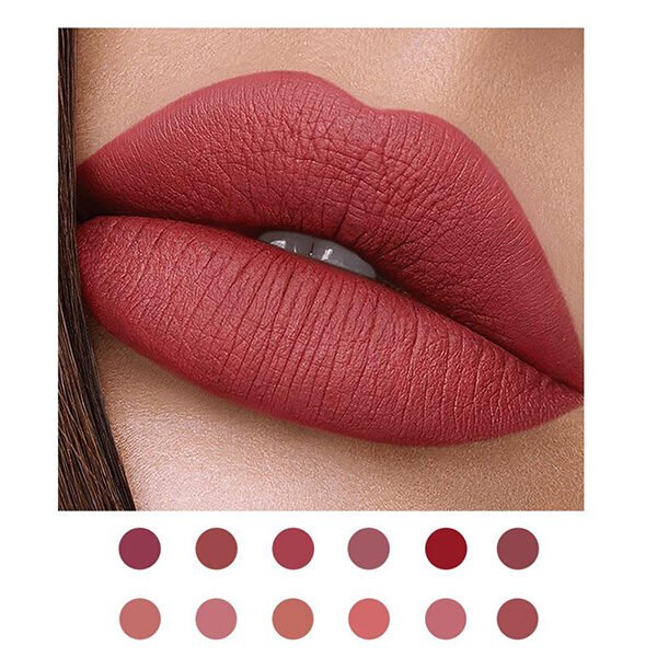 HANDAIYAN 12-Color Matte Liquid Lipstick
