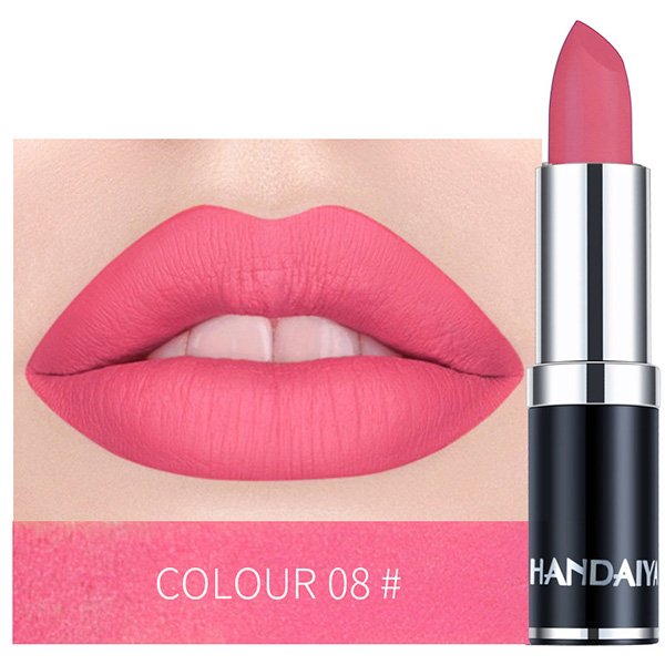 Matte Lipstick 12 shades long lasting moisturizing formula
