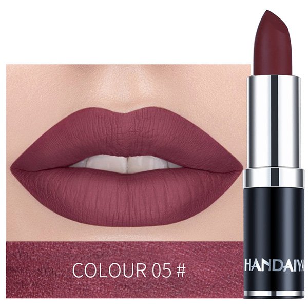 Matte Lipstick 12 shades long lasting moisturizing formula