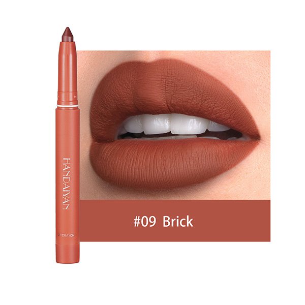 Matte lipstick pen Handaiyan in Peach #02 with creamy formula