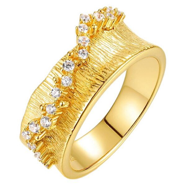 S925 Italian Handwoven Wave Ring