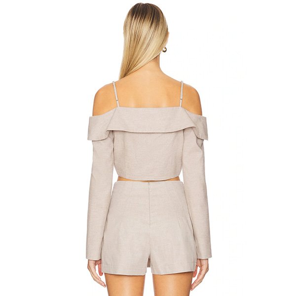 Matthew Bruch Off-Shoulder Cropped Top 3 Matthew Bruch Off-Shoulder Cropped Top - Image 3