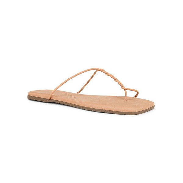 TKEES Simone Square Toe Sandal-Pout 2 TKEES Simone Square Toe Sandal-Pout - Image 2