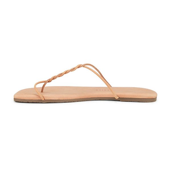 TKEES Simone Square Toe Sandal-Pout 3 TKEES Simone Square Toe Sandal-Pout - Image 3
