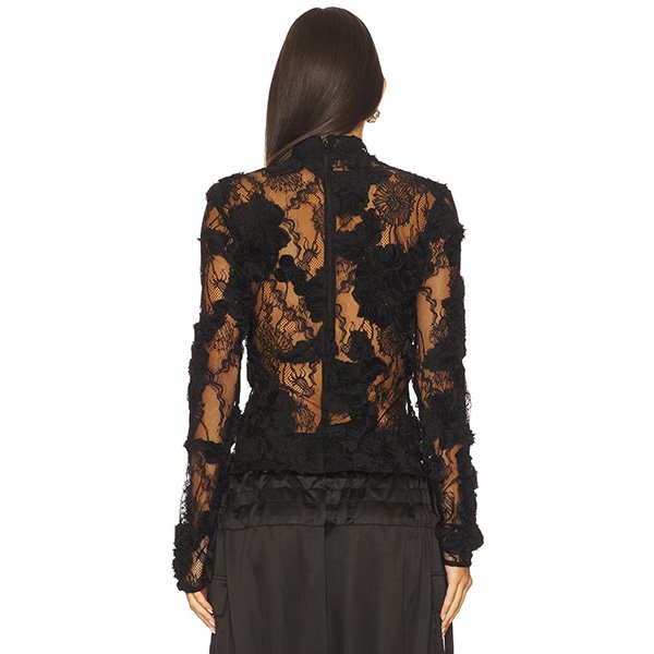 AKNVAS Freja Lace Top-Black 3 AKNVAS Freja Lace Top-Black - Image 3