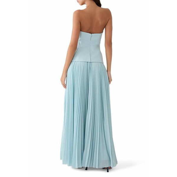 Solace London Britt Maxi Dress in Light Blue 3 Solace London Britt Maxi Dress in Light Blue - Image 3