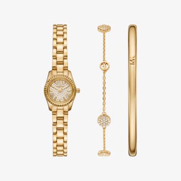 Michael Kors Lexington Pavé Watch Jewelry Set (1)